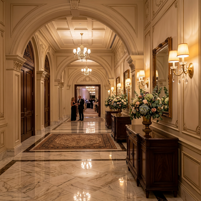 Pangaea Banquets premium entrance corridor